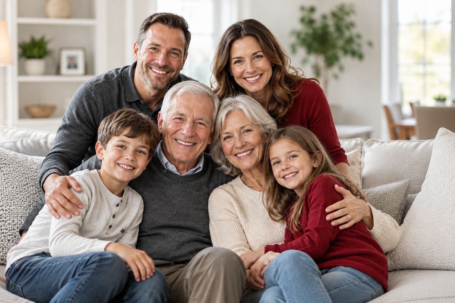 Family enjoying time together